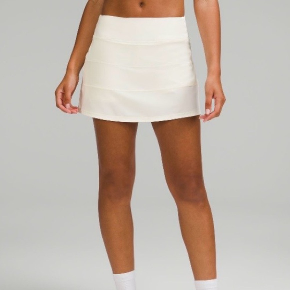 Lululemon Pace Rival Mid-Rise Skirt *Long Lemon Sorbet